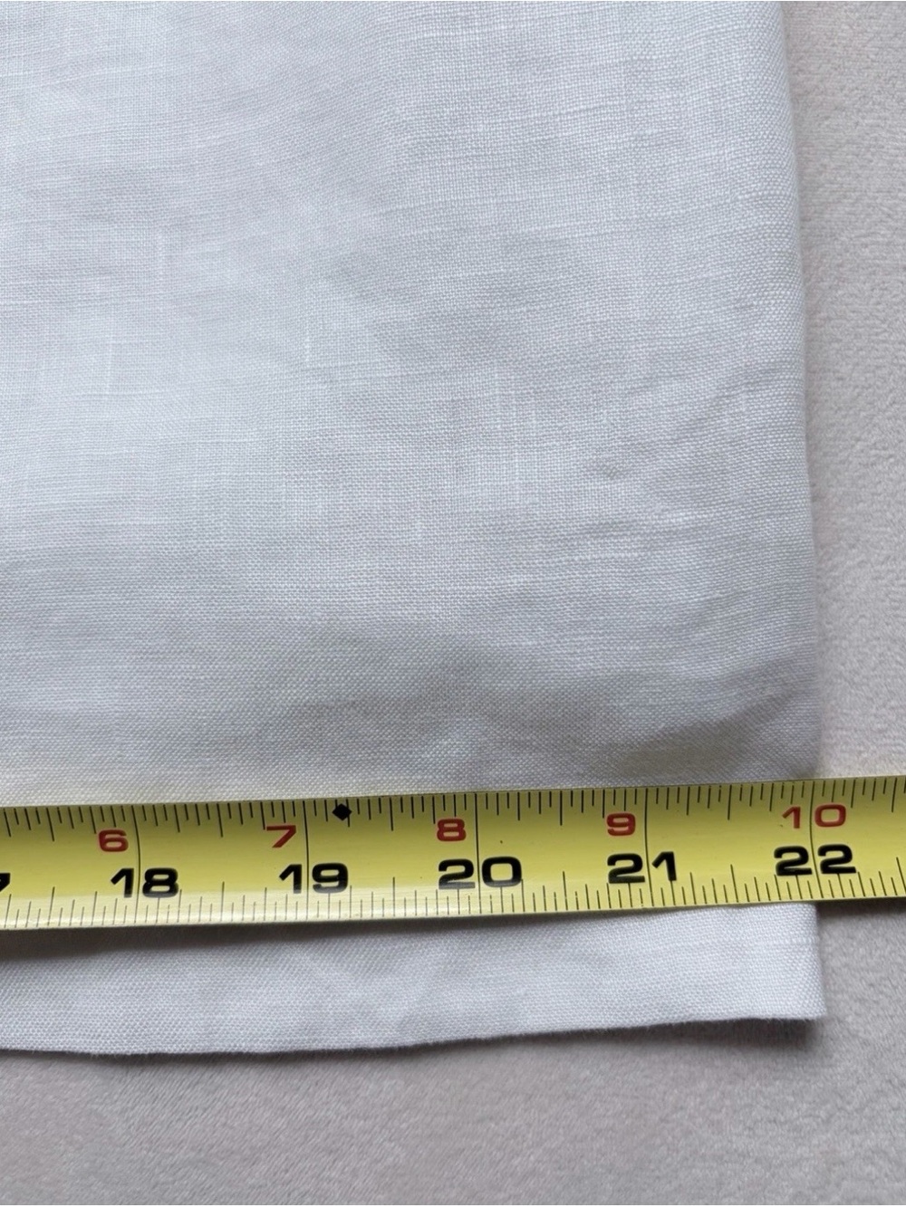 H&M white linen-blend mini dress.Criss-cross backstraps.Lined.Size US 8/EUR 38 - Picture 11 of 11